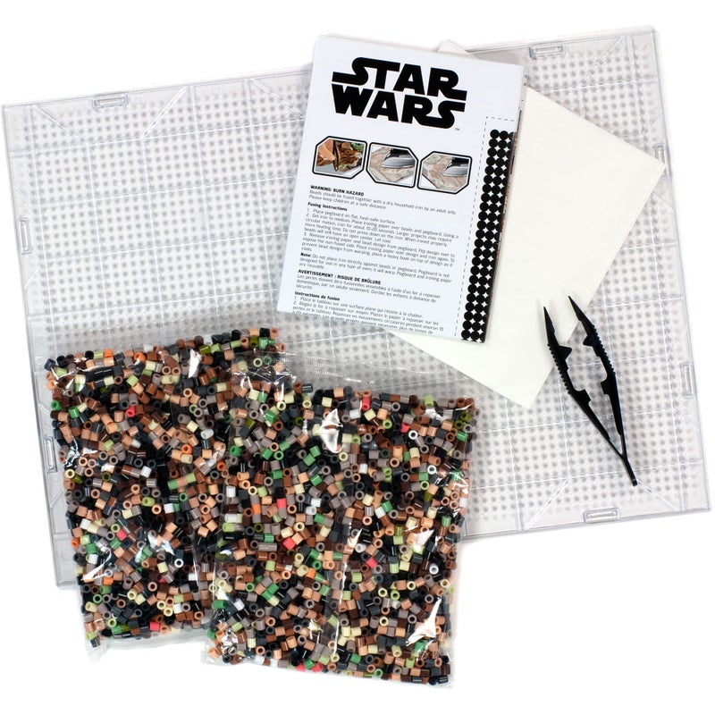Perler 80-54391 The Mandalorian Baby Yoda Star Wars Fuse Bead Deluxe Box Kit, 4005 - Image 3